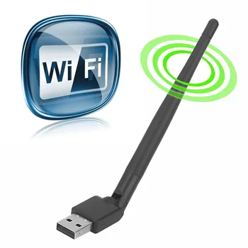 Rt5370 USB 2.0 150 Mbps WiFi Антена MTK7601 Безжична Мрежова Карта, 802.11 b/g/n LAN Адаптер с въртяща се Антена