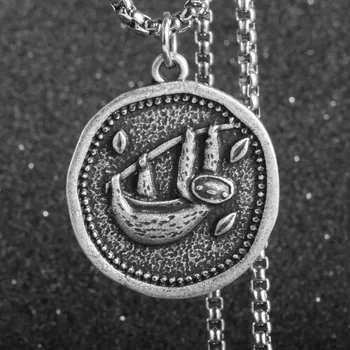 Ленивец Колие Средновековна Монета Камео На Дивата Природа Животните Слотове Уникален Подарък Бижута