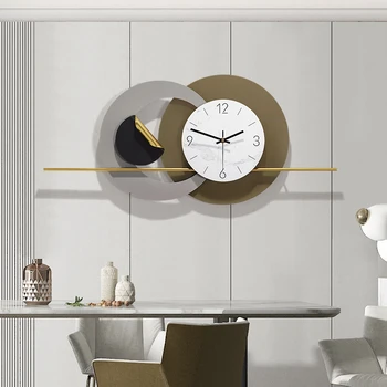 Леки луксозни стенни часовници за всекидневна модерни минималистичные атмосферни часовници домашна мода 2022 стенни часовници творчески стенни часовници